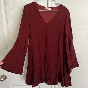 Boho flare sleeve altard state dress